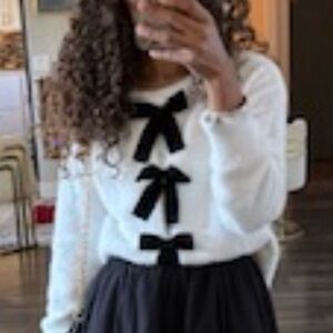 Rachel Zoe Black A-Line Skirt